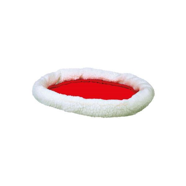 Лежак Trixie для котів Cuddly Bed двосторонній білий/червоний 47х38 см 4011905028637 4011905028637 фото