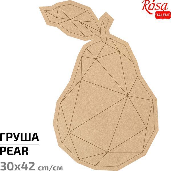Основа для декорування панно-мозаїка &bdquo;Груша&ldquo; 1, МДФ, 30х42см, ROSA TALENT 4823098528630 фото