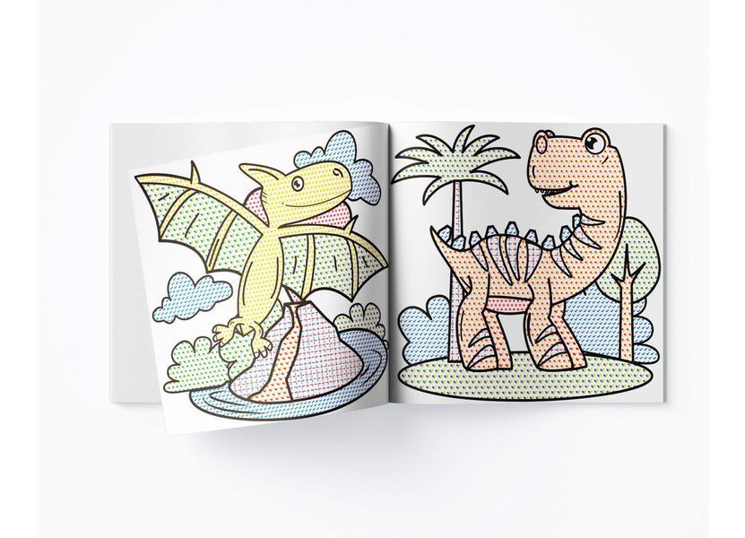 Водяні розмальовки. Динозаврики (63) (Crystal Book) F00014144 фото