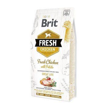 Корм сухий Brit Fresh Chicken/Potato Adult для дорослих собак всіх порід з куркою та картоплею 2,5 кг 8595602530748 170990/0748 фото