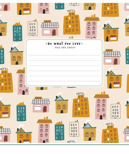 Зошит учнівський, набір 5 шт, You are great ВД-лак. Зошит Star у клітинку 24арк. 3488 4820006472108 4820006472108_024-3488K фото