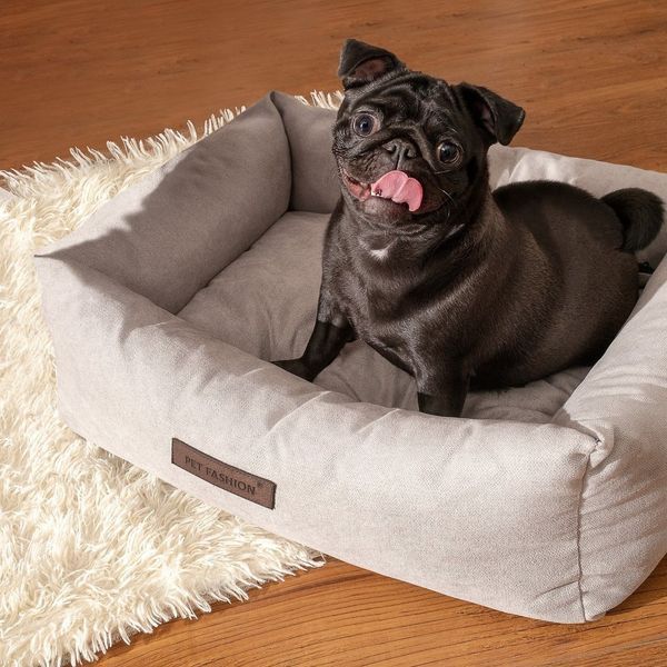 Лежак Pet Fashion Bond №2 для собак сірий 78х60х20 см 4823082424054 4823082424054 фото