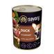 Корм вологий Savory Dog Gourmand Duck паштет для дорослих собак усіх порід з качкою 400 г 4820232630464 4820232630945 фото 1