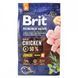 Корм сухий Brit Premium Dog Junior M для цуценят та молодих собак середніх порід від 1 до 12 місяців вагою 10-25 кг з куркою 8595602526321 170813/6321 фото 4