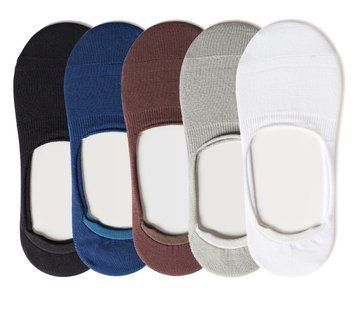Набір 5 пар безшовних дихаючих слідів з силіконом ORGANIC cotton JILL ANTONY 42-43 men's арт. 31001_3 31001 фото