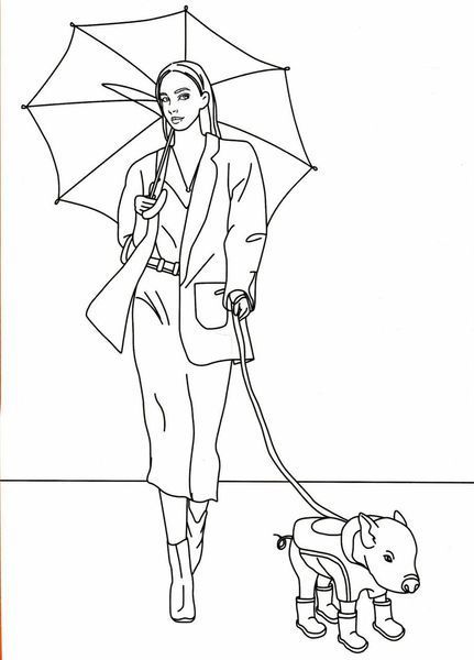 Розмальовка #girls#fashion#pets. 8-15 років. Z101068У 9786177853915 467432 фото