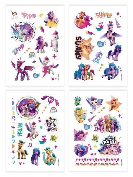 Набір дитячих тимчасових татуювань My Little Pony (200437) 4823115907875 4823115907875 фото