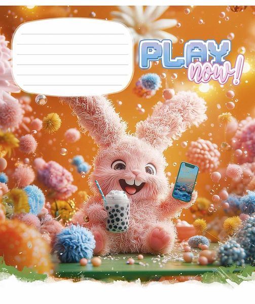 Комплект 5 шт учнівських зошитів Play now. Зошит Школярик 12 арк. у косу лінію 3556 4820006473204 4820006470456_012-3556C фото