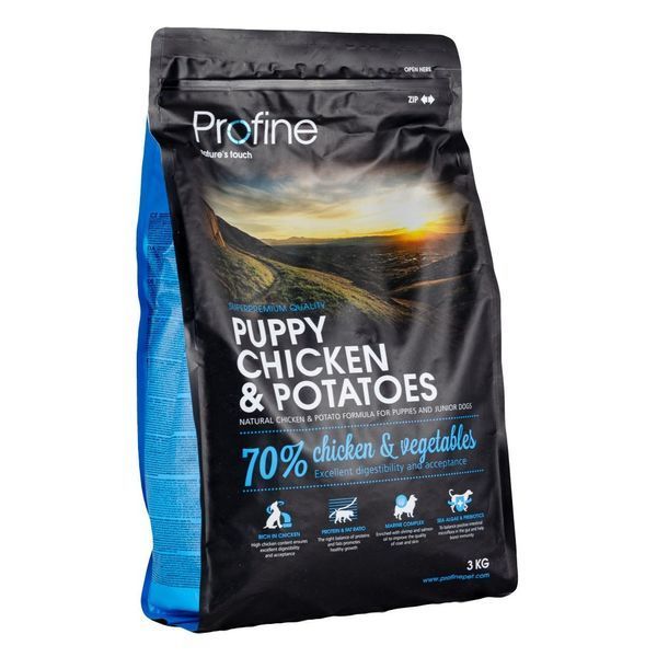 Корм сухий Profine Puppy Chicken для цуценят та молодих собак усіх порід з куркою та картоплею 3 кг 170533/7374***** фото