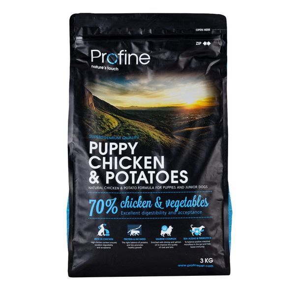 Корм сухий Profine Puppy Chicken для цуценят та молодих собак усіх порід з куркою та картоплею 3 кг 170533/7374***** фото