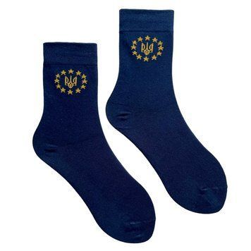 Шкарпетки чоловічі класичні "UA-EU" з індійської бавовни 111012 111012_1 фото
