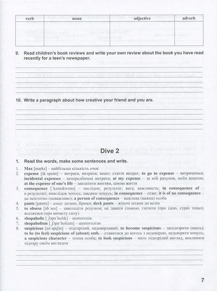 РЗ. Англійська мова. 10 кл. (до підр. Dive into English) 9786170946782 фото
