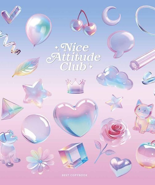 Набір 5 шт, зошит загальний, Nice Atitude Club. Зошит Star у клітинку 60 арк. 3525 4823088231946 4823088231946_048-3525L фото