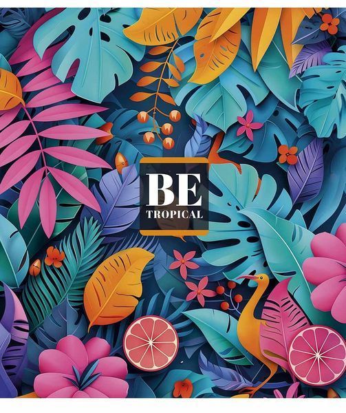 Набір 5 шт, зошит загальний, Be Tropical. Зошит Star у клітинку 48 арк. 3497 4820006476441 4820006476441_048-3497K фото
