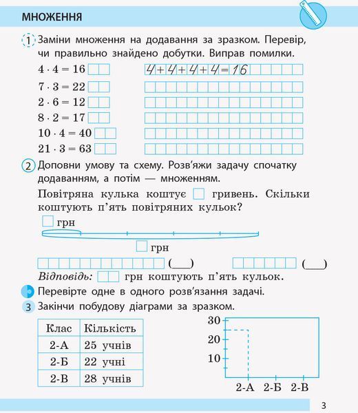 Математика. 2 клас. Робочий зошит. До підручника Н. Листопад. У 2-х частинах. Частина 2 9786170956118 фото