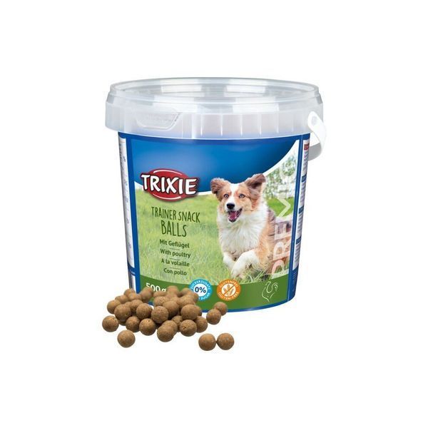 Ласощі Trixie Premio Trainer Snack Poultry Balls для собак кульки з птицею відро пластик 500 г 4011905318059 31805***** фото