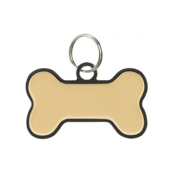 Брелок-адресниця Trixie Fancy I.D. Tag для собак Кісточка метал чорний 3,5x2 см 4011905227627 4011905227627_2 фото