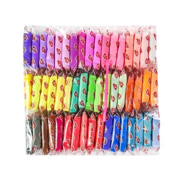 Набір для творчості "U'DO Clay 51 шт." брикет 6 г Strateg (30921) 30921 фото