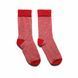 Високі шкарпетки у смужку безшовні якісні 100% ORGANIC cotton JILL ANTONY червоні 38-40 31017 фото 3