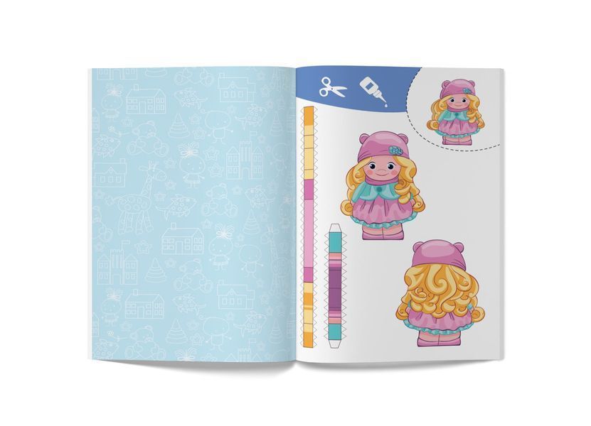 Вирізаємо та клеїмо. Аплікації. Обʼємні саморобки. Мої іграшки (Crystal Book) F00028771 фото
