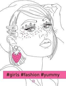 Розмальовка #girls#fashion#yummy. 8-15 років Z101104У 9786178023126 476362 фото