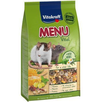 Корм Vitakraft Premium Menu Vital для декоративних гризунів та щурів 1000 г 4008239256577 4008239256577 фото