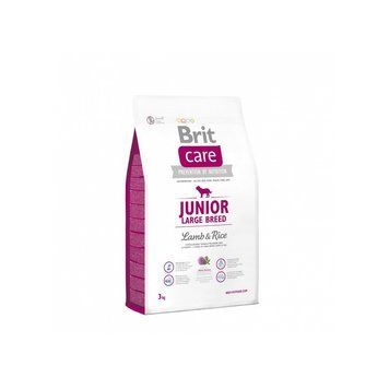 Корм сухий Brit Care Dog Junior Large Breed Lamb and Rice для цуценят та молодих собак великих порід від 25 кг з ягням та ри 132704 /9843***** фото