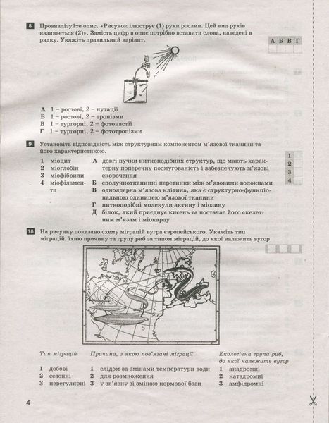 Тестовий контроль результатів навчання. Біологія і Екологія 11 кл. Профільний рівень (+Додаток) 9789669451088 фото
