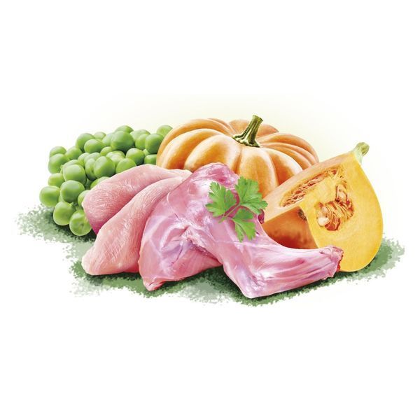Корм вологий Brit Care Christmas for Dogs Rabbit with Turkey для дорослих собак різдвяна вечеря з кроликом та індичкою 400 г XMASS_101335 фото