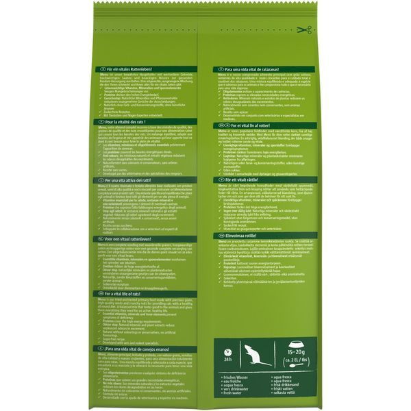 Корм Vitakraft Premium Menu Vital для декоративних гризунів та щурів 1000 г 4008239256577 4008239256577 фото
