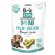 Ласощі Brit Care Mini Treats Fresh Breath для собак малих порід для зубів і свіжості подиху 7 шт/120 г 8595602578580 8595602578580 фото 1