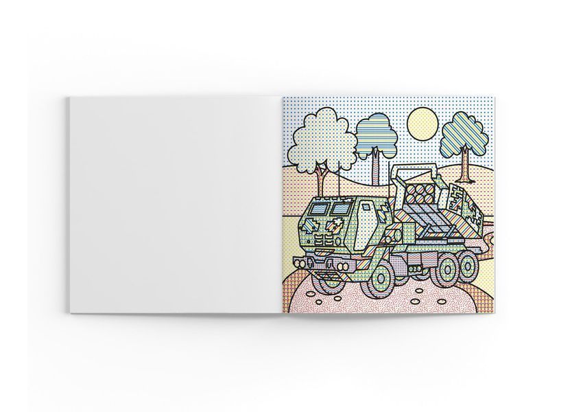 Патріотичні водяні розмальовки із секретом. Військова техніка (Crystal Book) F00030263 фото