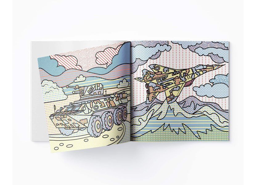 Патріотичні водяні розмальовки із секретом. Військова техніка (Crystal Book) F00030263 фото
