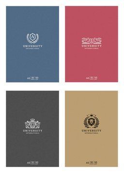 Набір 4 шт, блокнотів для записів University. Блокнот Школярик у клітинку А6 50 арк. 828 A6-GB-050-828K 4823088215557 4823088215557 фото