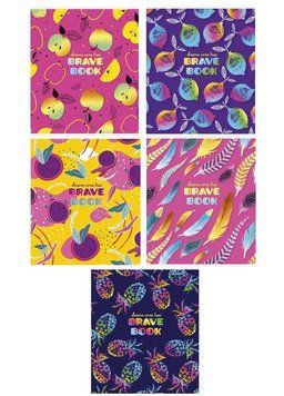 Зошити учнівські 5 шт. Brave book. Зошит Школярик 24 арк. у лінію 3022 024-3022L 4823088228656 4823088228656_1 фото