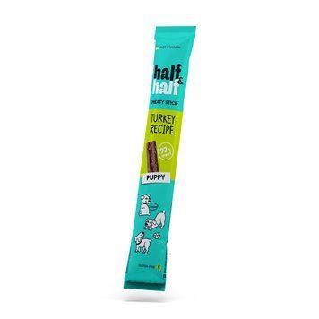 Ласощі Half&Half м&rsquo;ясна паличка з індичкою, для цуценят, 12 г 4820261921731 4820261921731 фото