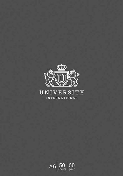 Набір 4 шт, блокнотів для записів University. Блокнот Школярик у клітинку А6 50 арк. 828 A6-GB-050-828K 4823088215557 4823088215557 фото