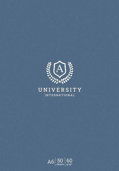 Набір 4 шт, блокнотів для записів University. Блокнот Школярик у клітинку А6 50 арк. 828 A6-GB-050-828K 4823088215557 4823088215557 фото