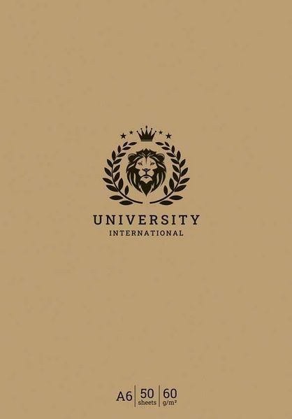 Набір 4 шт, блокнотів для записів University. Блокнот Школярик у клітинку А6 50 арк. 828 A6-GB-050-828K 4823088215557 4823088215557 фото