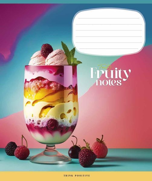 Комплект 5 шт загальних зошитів Fruity heaven. Зошит Школярик 48 арк. у клітинку 3409 048-3409K 4820006470081 4820006470081_10 фото