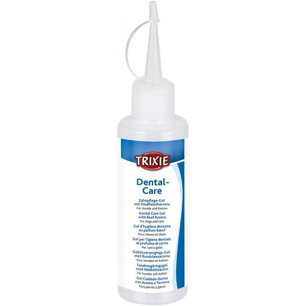 Зубний гель Trixie Dental Care для собак та котів зі смаком м'яса 100 г 4011905254463 4011905254463 фото