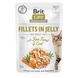 Корм вологий Brit Care Fillets in Jelly Fine Trout and Cod для котів філе в желе з тріскою та фореллю 85 г 100536/0587 фото 1