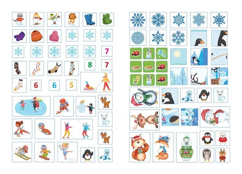 Christmas sticker book. Зимові розваги 9789669890351 9789669890351 фото