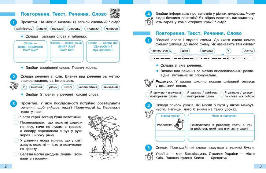 Книга Українська мова. 3 клас. Робочий зошит: У 2 ч. Ч. 1 Ранок Автор - І. О. Большакова; М. С. Пристінська Т178123У 9786170965721 9786170965721 фото
