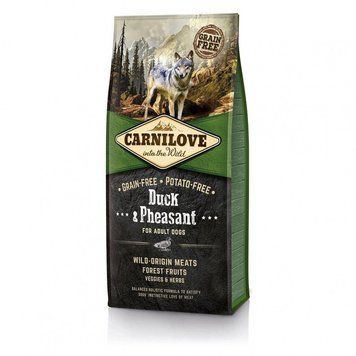 Корм сухий Carnilove Adult Duck and Pheasant для дорослих собак усіх порід з качкою та фазаном 12 кг 150818/8860 фото