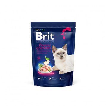 Корм сухий Brit Premium by Nature Cat Sterilised для стерилізованих котів з куркою 800 г 171854 фото