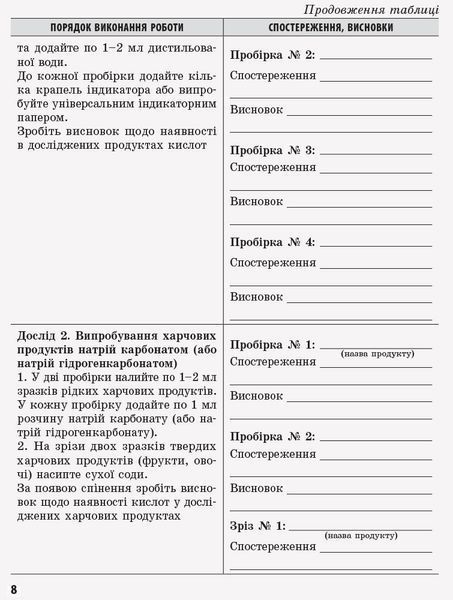 Книга Хімія (рівень стандарту). 10 клас. Зошит для хімічних експериментів та розрахункових задач Ранок Автор - Григорович О.В.; 9786170944894 фото