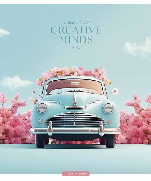 Набір 5 шт, зошит загальний, Creative minds (УФ-лак). Зошит Star у клітинку 96 арк. 3397 4820006476489 4820006476489_1 фото
