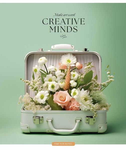 Набір 5 шт, зошит загальний, Creative minds (УФ-лак). Зошит Star у клітинку 96 арк. 3397 4820006476489 4820006476489_1 фото