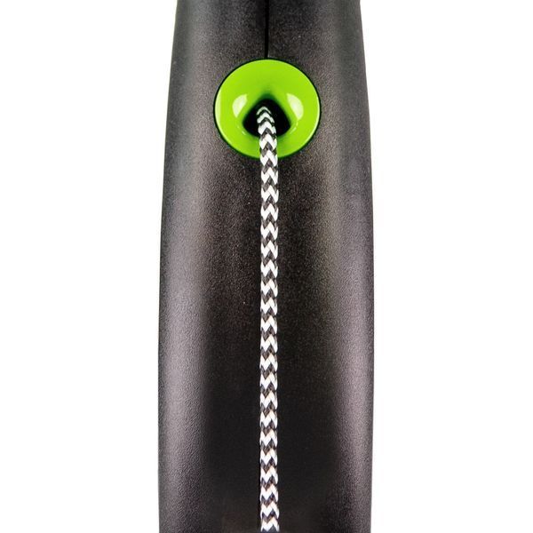 Повідець-рулетка Flexi для собак Black Design трос зелена розмір M 5 м/20 кг 4000498033425 4000498033425 фото